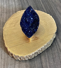 Load image into Gallery viewer, European Gold Plated Blue Boho Oversized Ring
