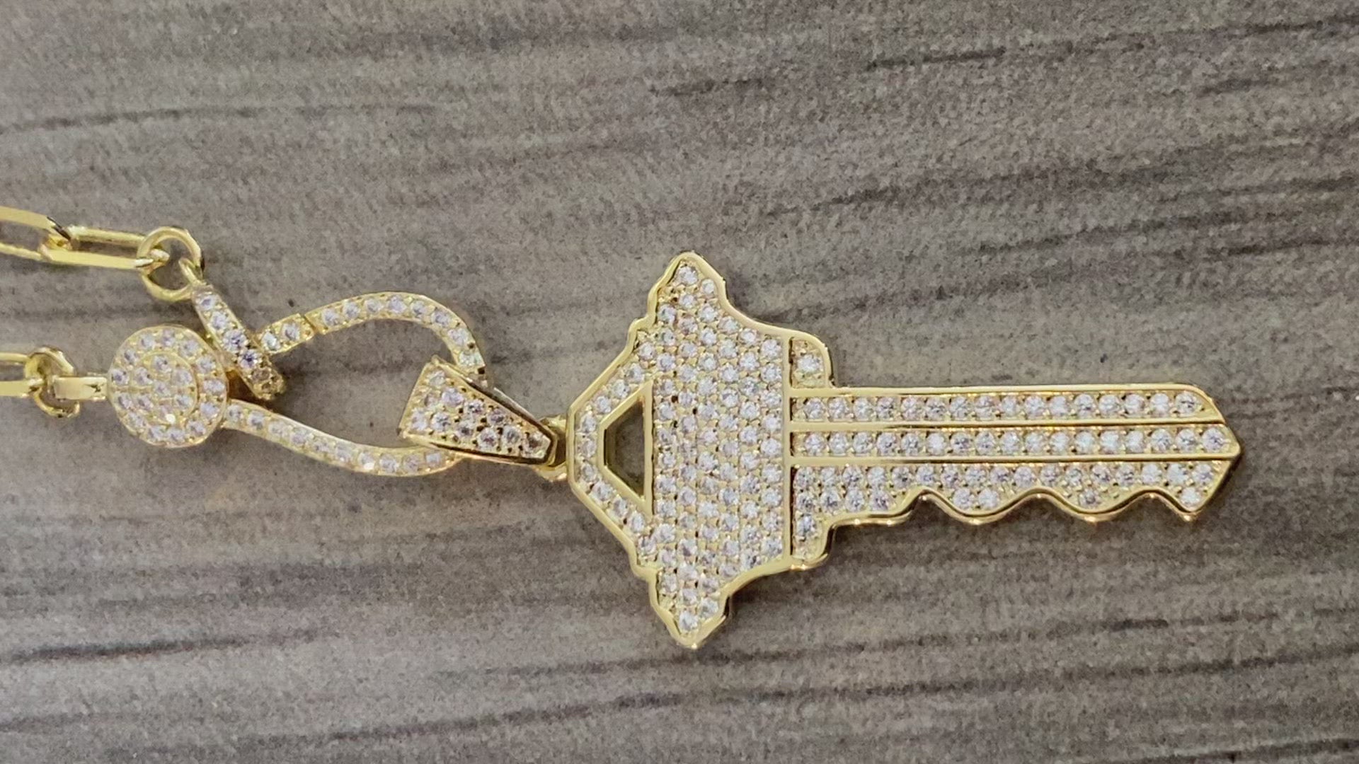 Golden 2024 key jewelry