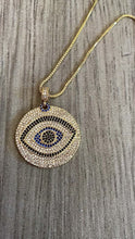 Load and play video in Gallery viewer, Oversized Evil Eye Necklace
