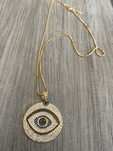 Load image into Gallery viewer, Oversized Evil Eye Necklace
