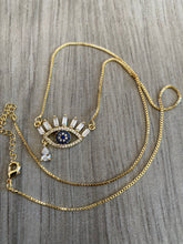 Load image into Gallery viewer, Tear Evil Eye Necklace
