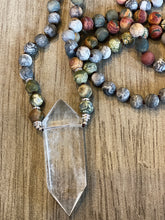 Load image into Gallery viewer, The Honest Spiral Healing Crystal Necklace
