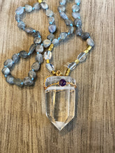 Load image into Gallery viewer, The Peaceful Healing Crystal Necklace
